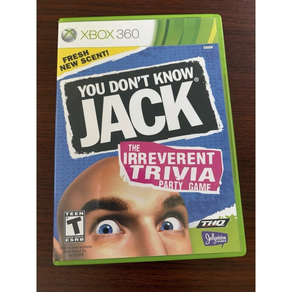 You Don't Know Jack (Microsoft Xbox 360, 2011) CIB Complete Video Game Trivia
